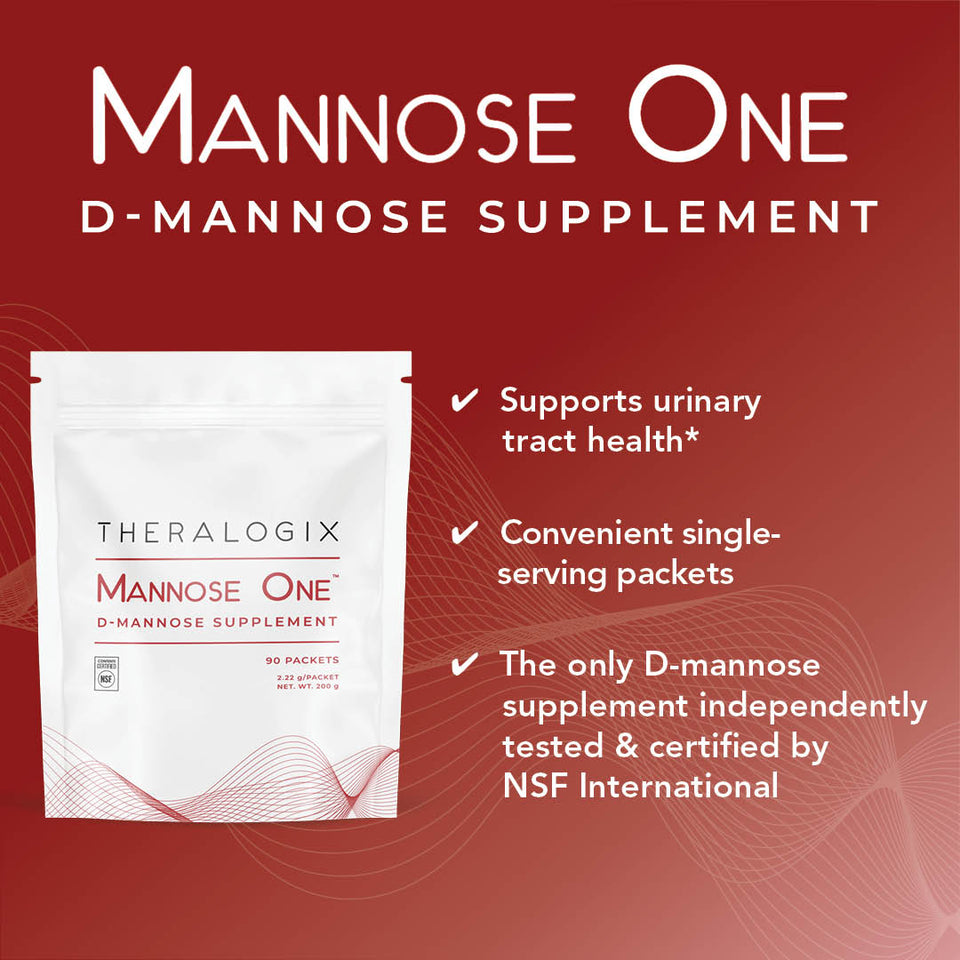 D-mannose to support urinary tract health.