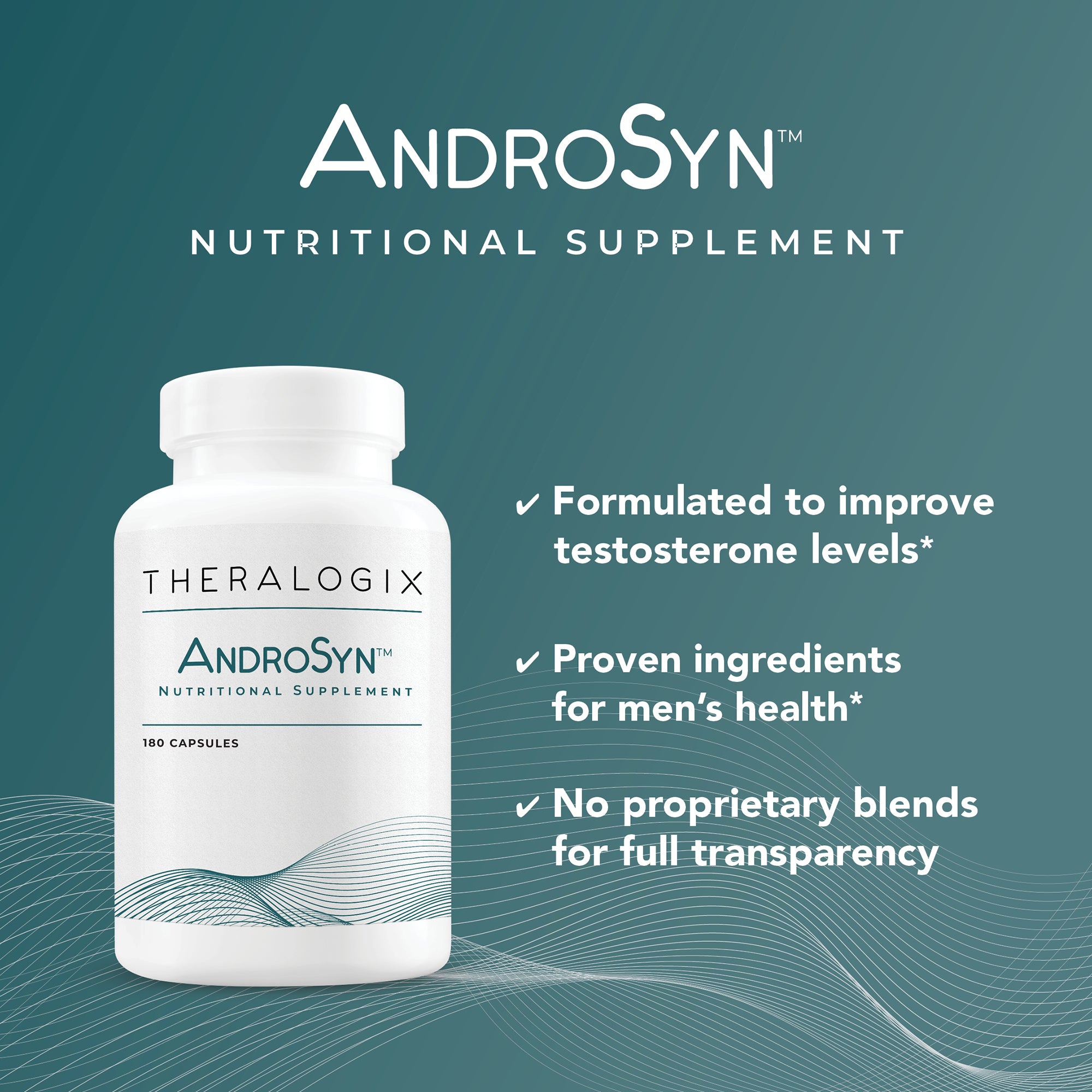 AndroSyn by Theralogix testosterone supplement for men.