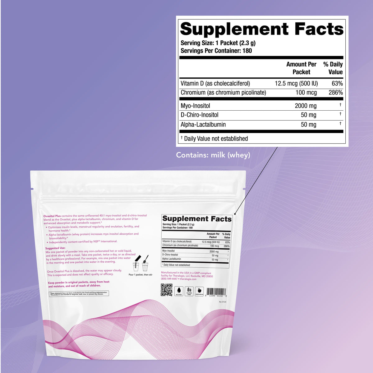 theralogix ovasitol inositol supplement for hormone health