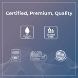 Gluten free and independently tested male fertility supplements.
