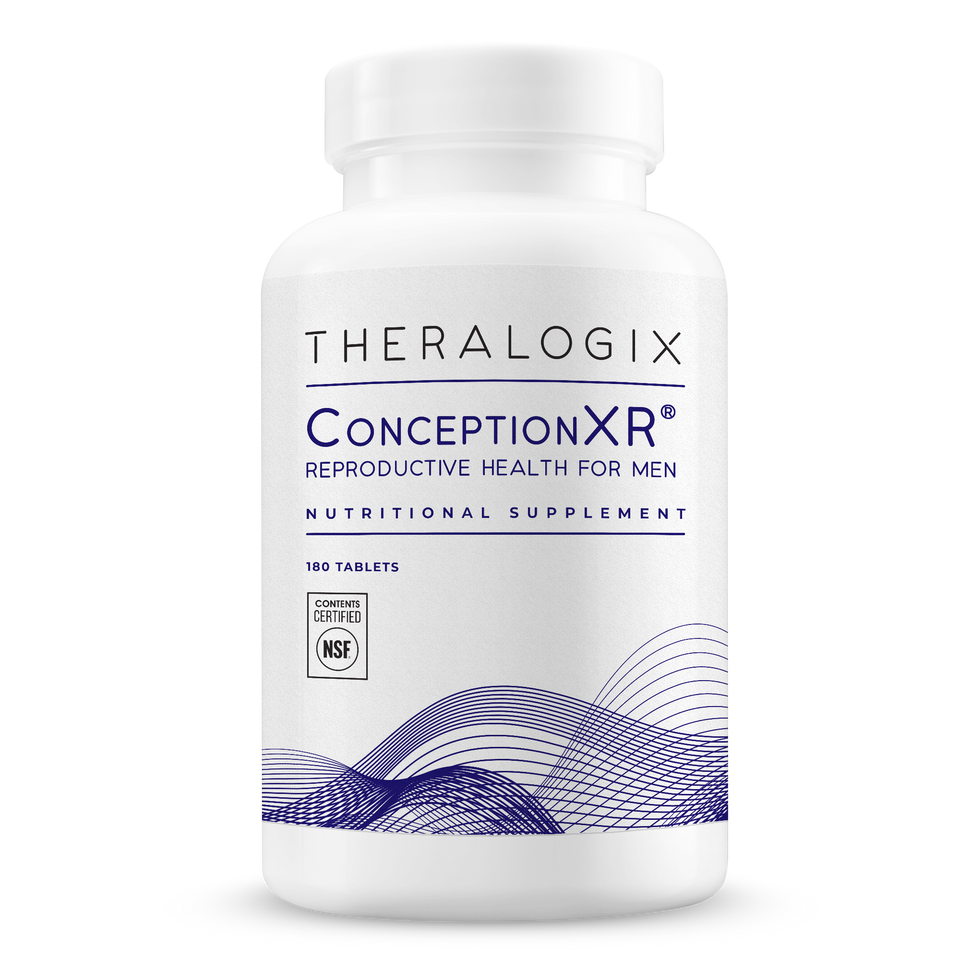 Conception XR Male fertility supplement for sperm health.