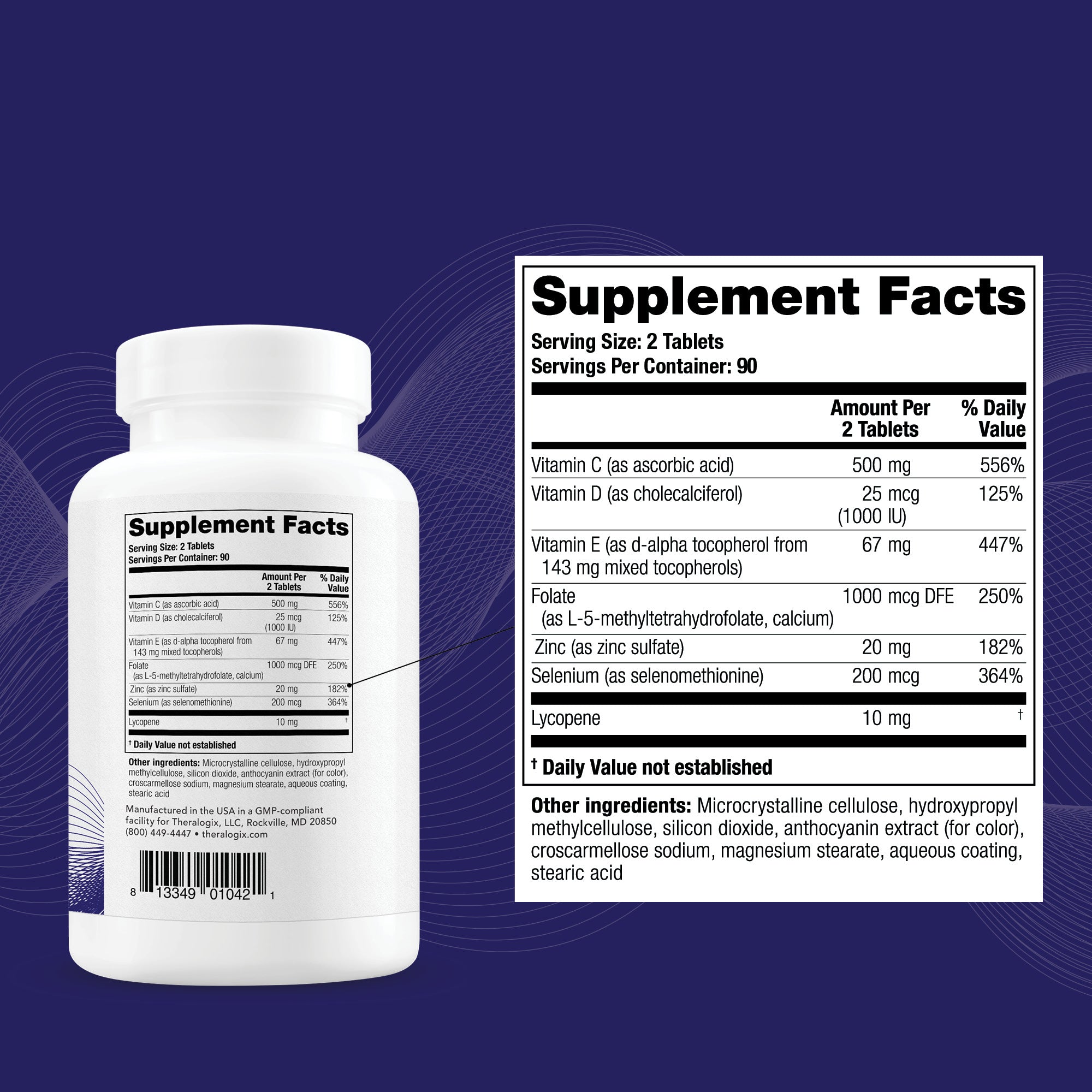 conception xr reproductive health supplement facts panel.