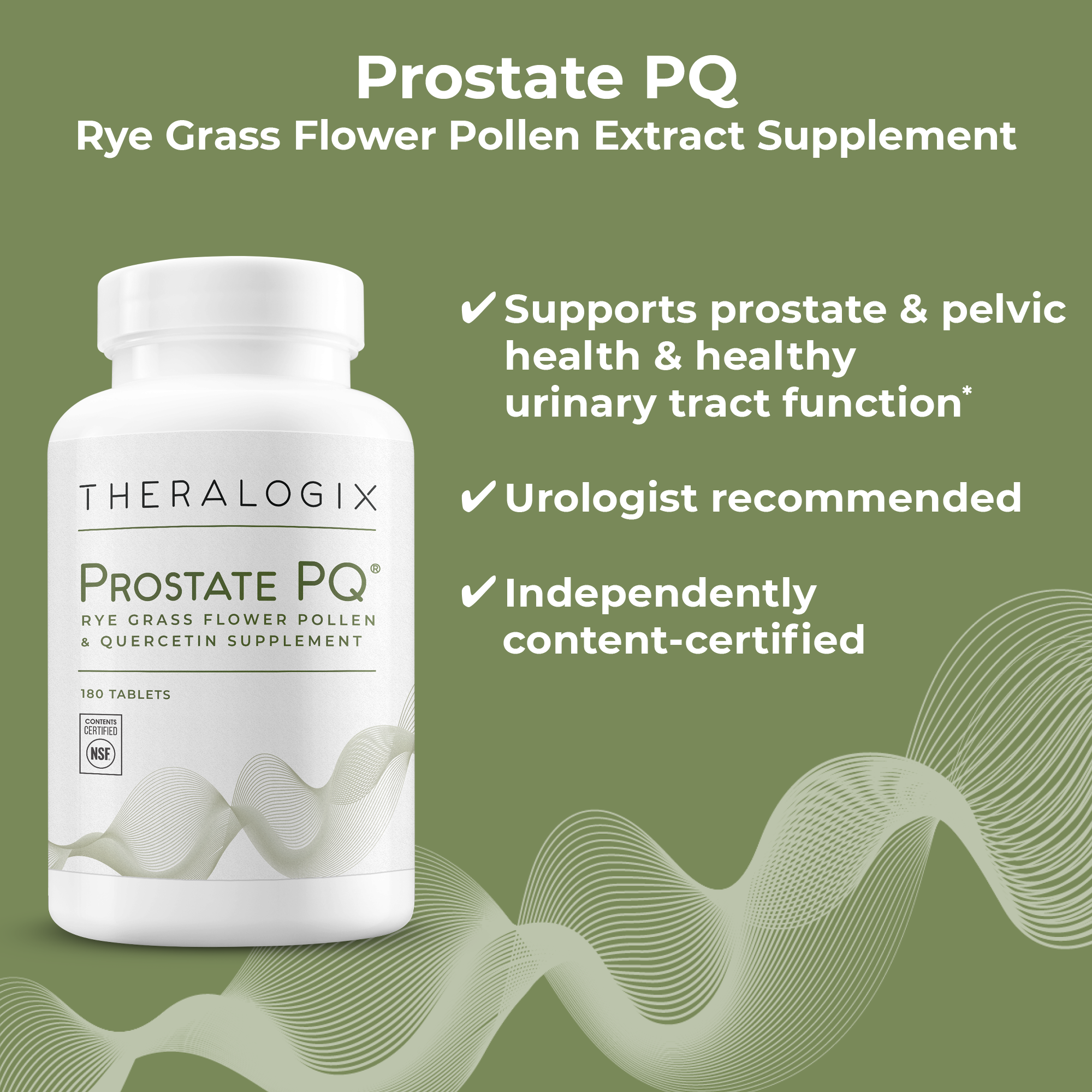 Vitamin to support prostate and pelvic helath