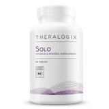 Solo Multivitamin and Supplement tablets contain a full range of vitamins and minerals, including 2,000 IU of vitamin D3 and other important nutrients, with no iron.