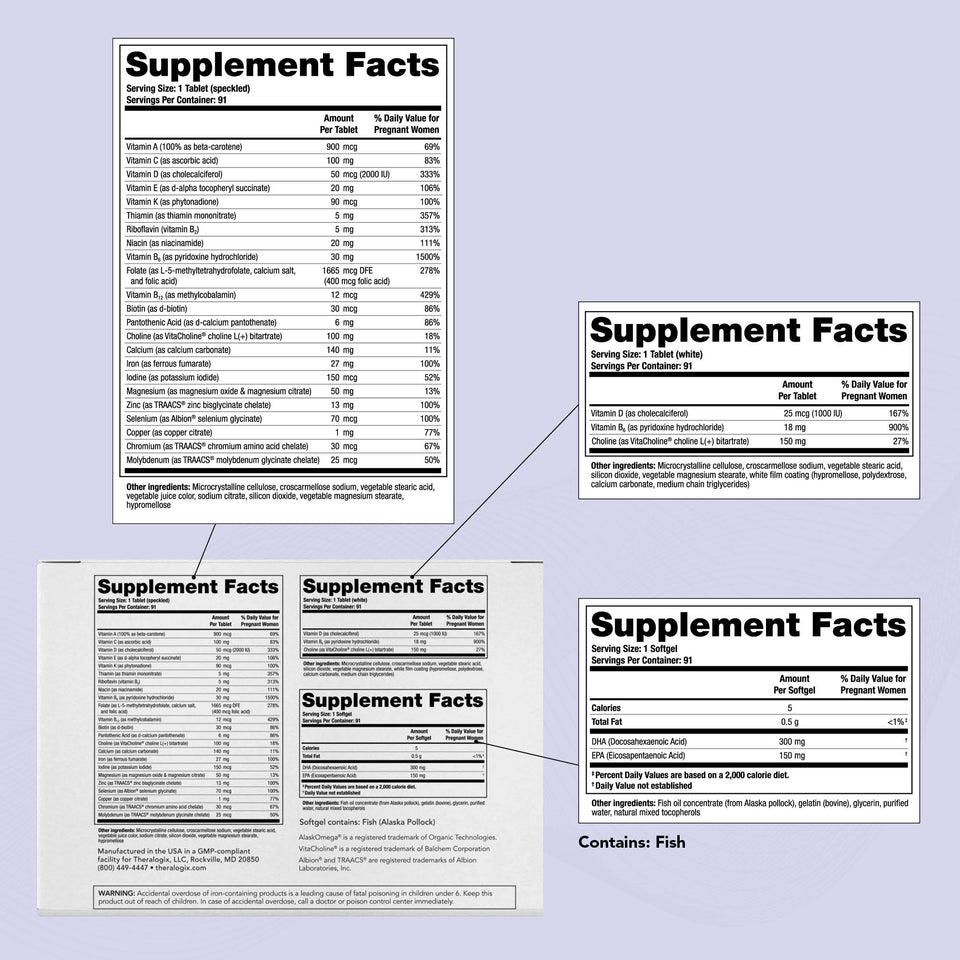 complete and comprehensive prenatal vitamin for women