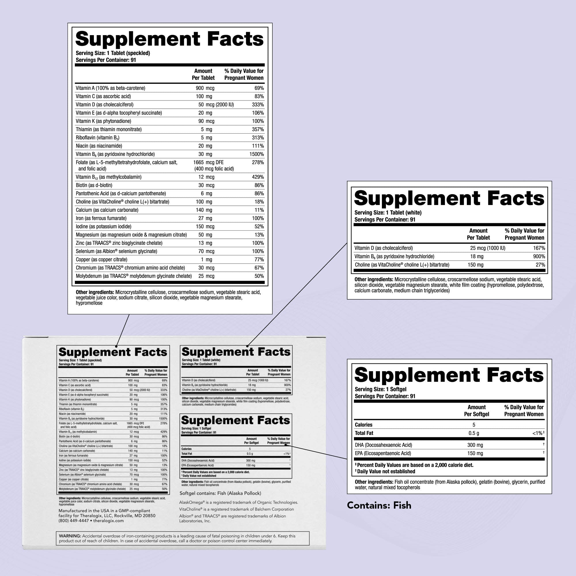 complete and comprehensive prenatal vitamin for women