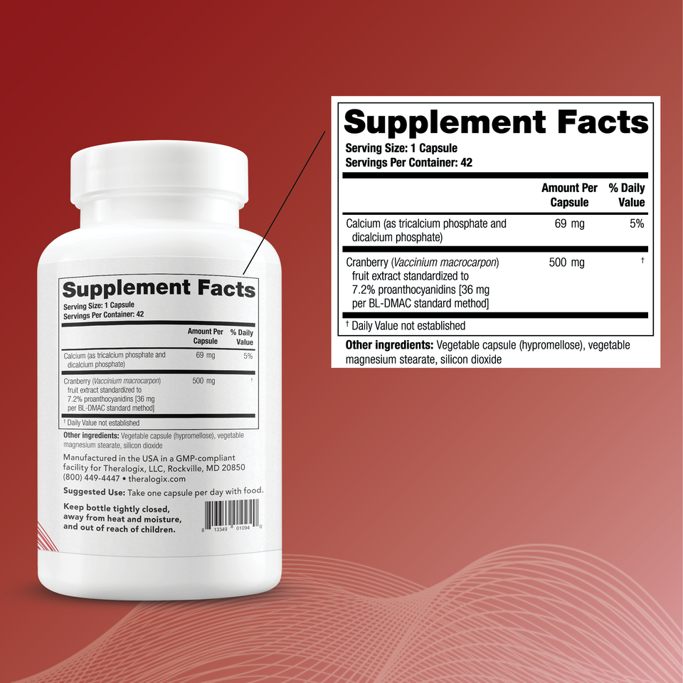Cranberry vitamin for UTIs