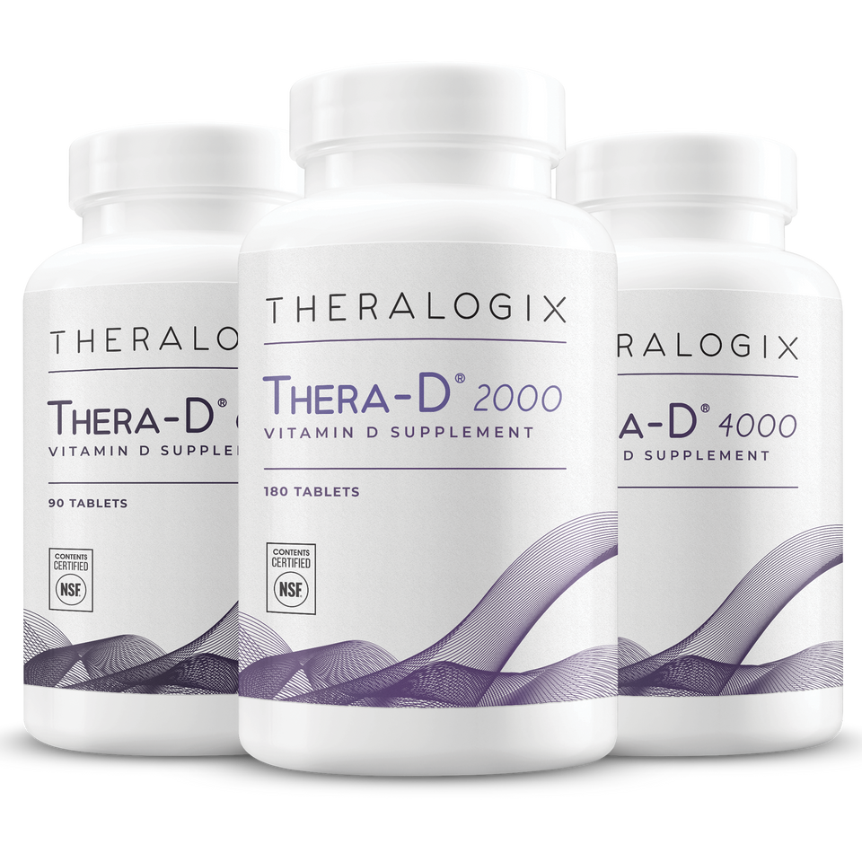 Thera-D vitamin D3 supplements available isn 3 doses