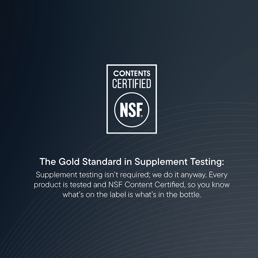 NSF Content Certified supplements theralogix tested supplements