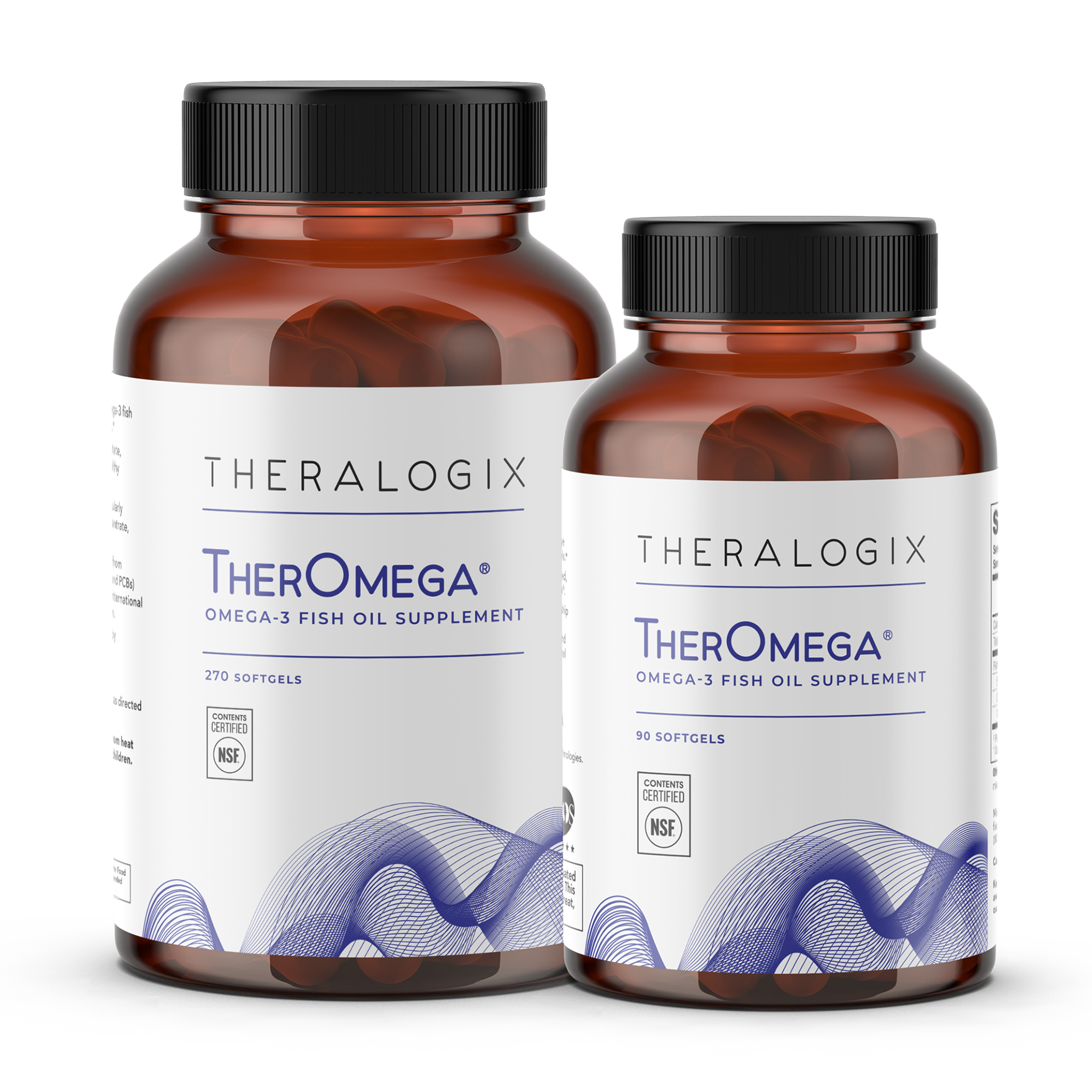 TherOmega is a pure, sustainable omega-3 fish oil supplement