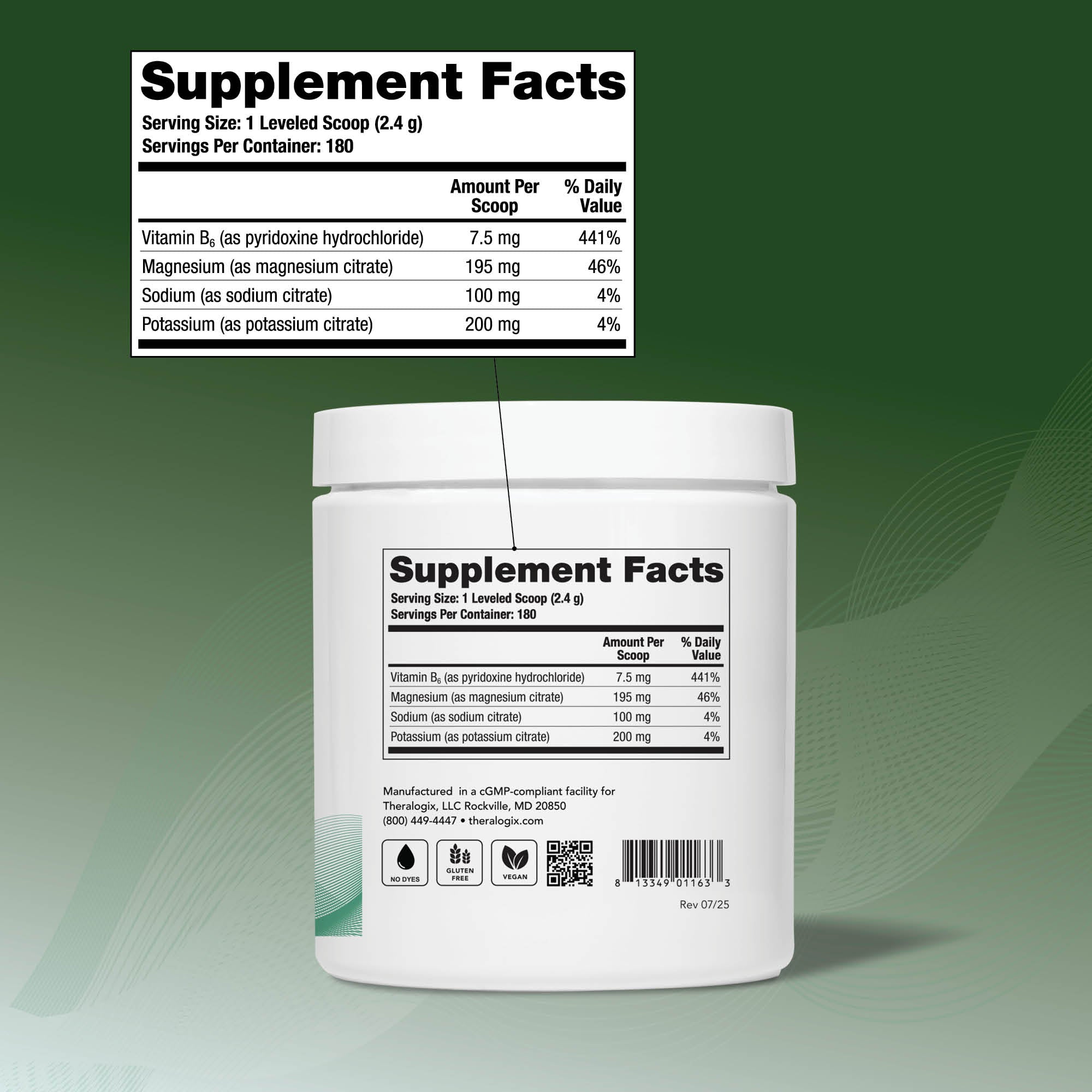 theralogix citralith kidney supplement ingredients