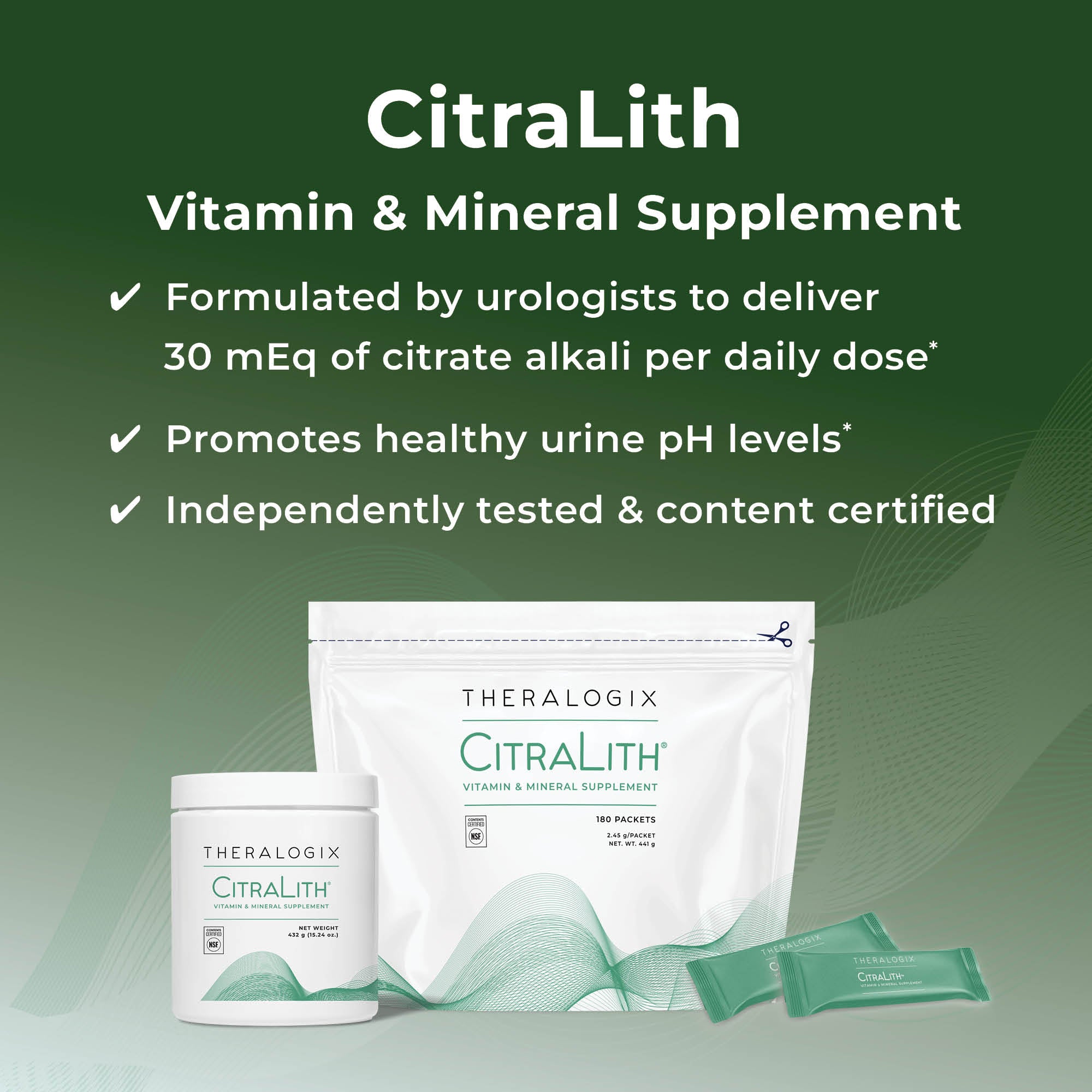 Kidney supplement benefits include healthy urine pH levels