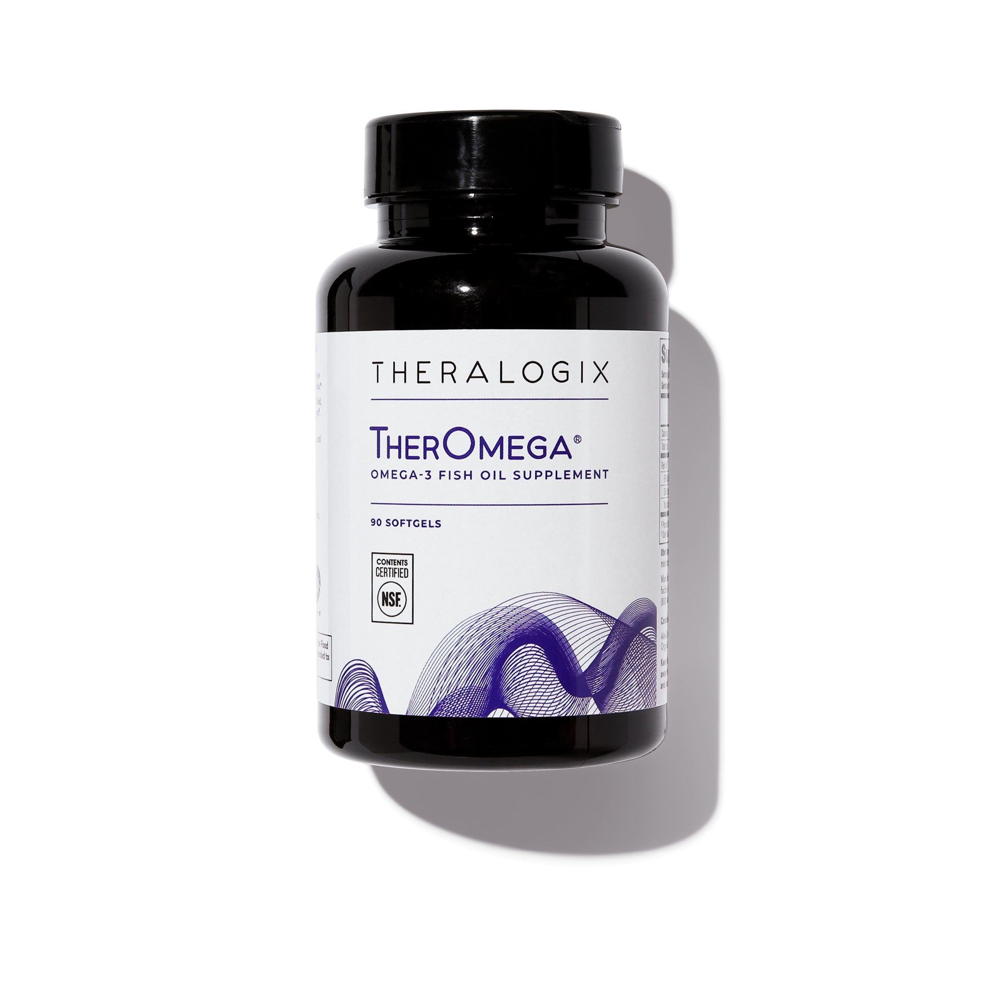 TherOmega omega-3 supplement for overall health.