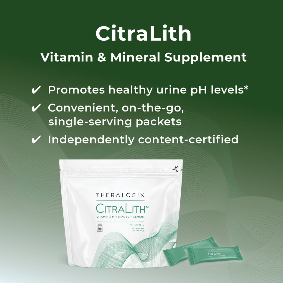 CitraLith is a urologist-recommended kidney health supplement formulated to reduce urinary oxalate levels. *