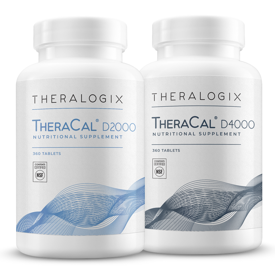 TheraCal is a comprehensive bone health supplement formulated to maintain strong bones and support a healthy, active lifestyle.*