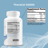 Calcium supplement facts panel