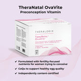 Vitamins and supplements (tablets and softgel) contains Quatrefolic (methylated folate), 2,000 IU of vitamin D3, choline, iodine, and other essential nutrients to prepare your body for conception (fertility) and pregnancy.