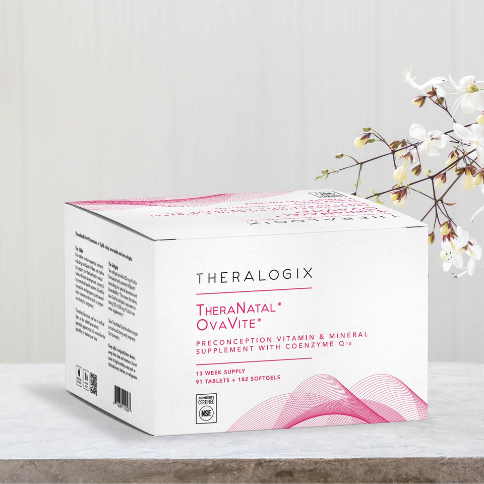 TheraNatal OvaVite also features coenzyme Q10 (CoQ10) to support healthy egg quality in women trying to conceive.*