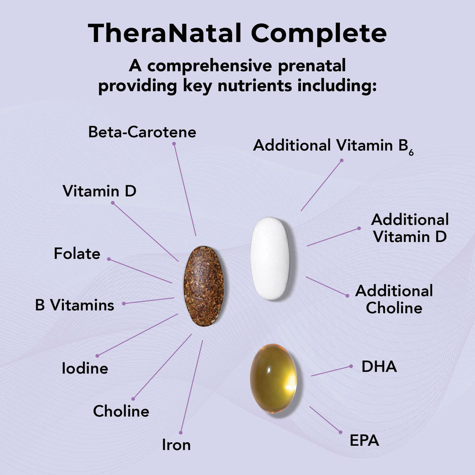 a comprehensive prenatal with folate and essential pregnancy nutrients
