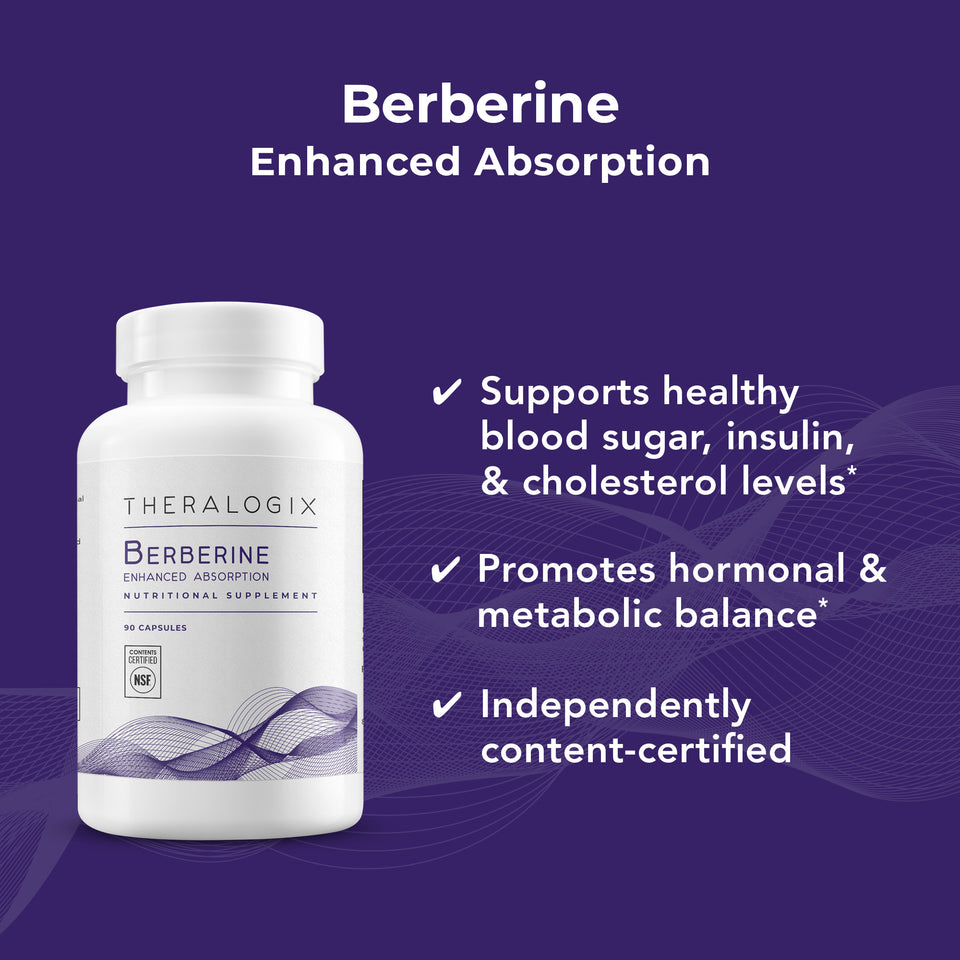Theralogix Berberine enhanced absorption berberine supplement.