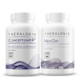 ConceptionXR Reproductive Health Formula + NeoQ10 bundles two of our most popular male fertility supplements to optimize sperm health.