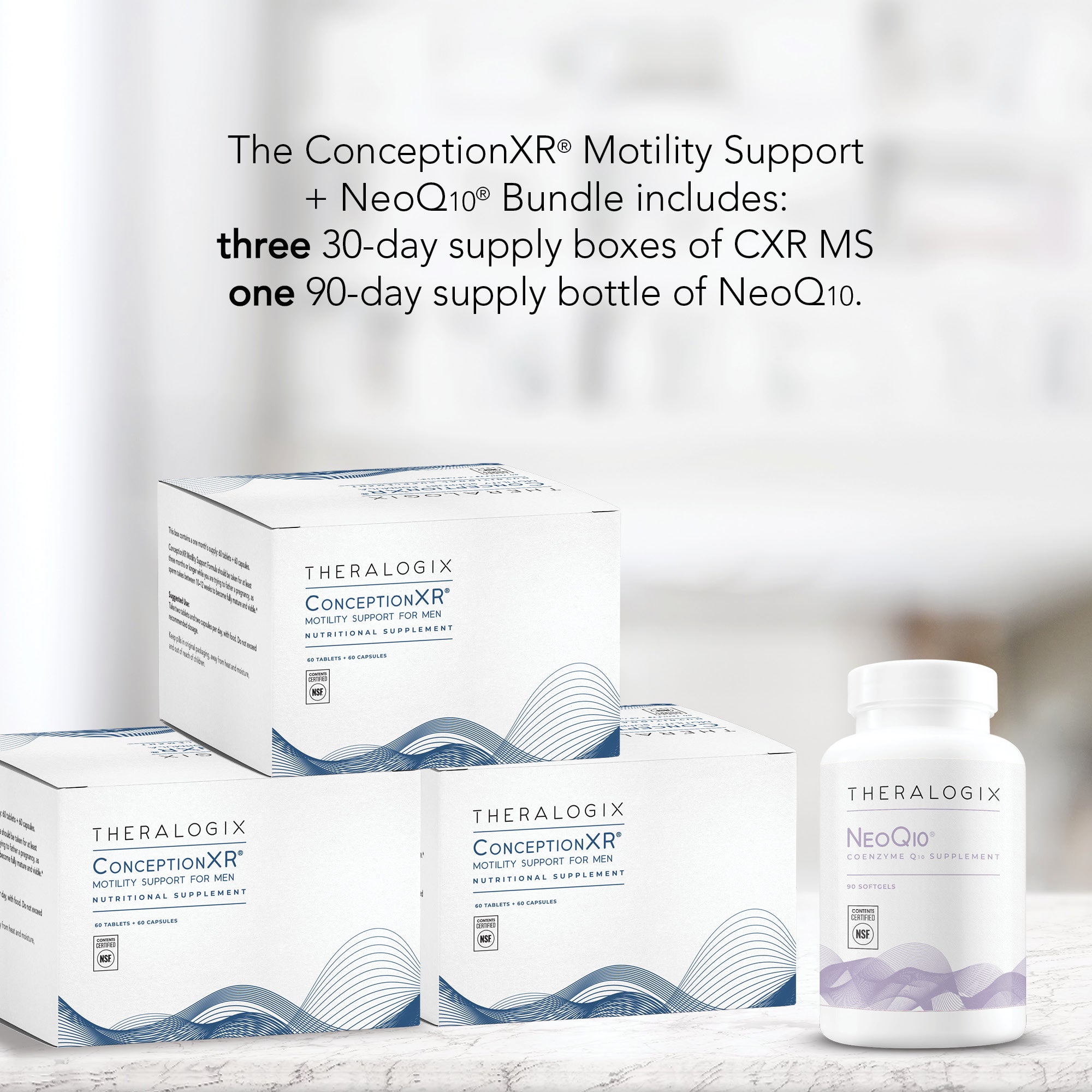 Supplements for healthy sperm morphology and motility. 