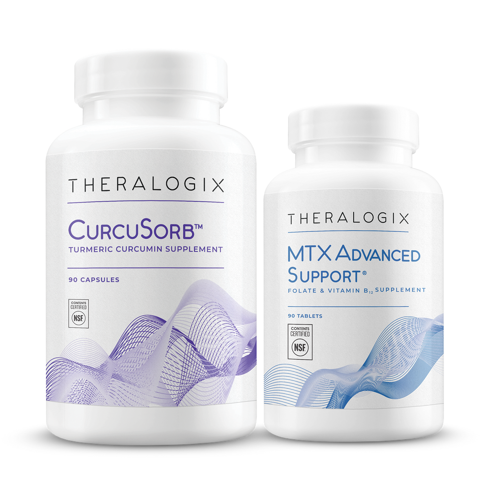 Curusorb and mtx advanced support bundle of nutritional supplements.