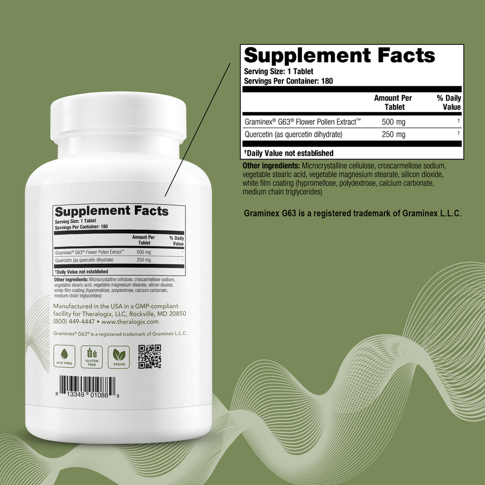 Organic Pine Pollen Supplement: 250mg Tablets – Nutritious