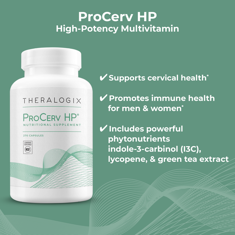 A high quality vitamin to support cervical health. 