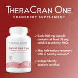 TheraCran One uses the whole cranberry to create a balanced profile of soluble PACs and other active cranberry phytonutrients.