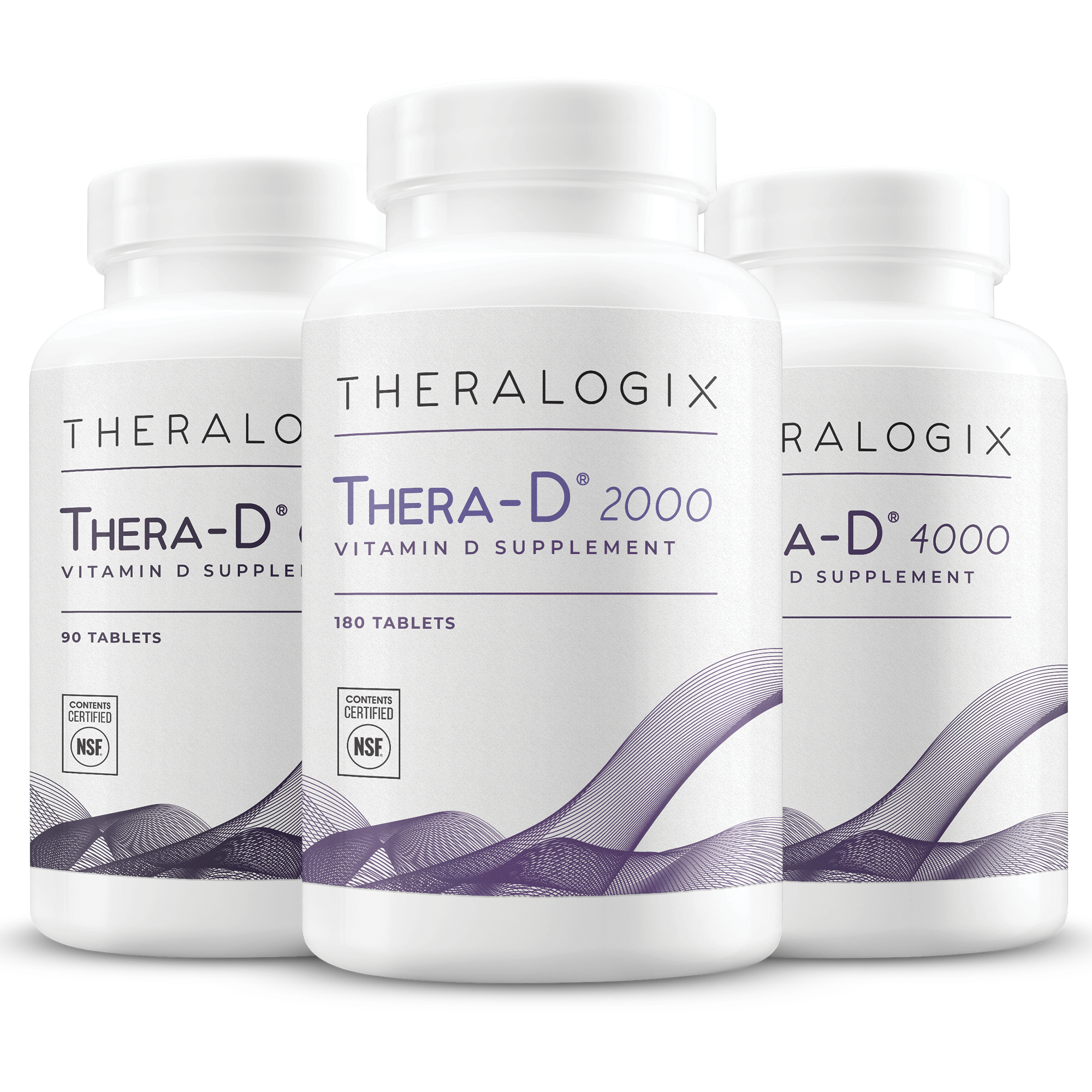 Thera-D vitamin D3 supplements available isn 3 doses