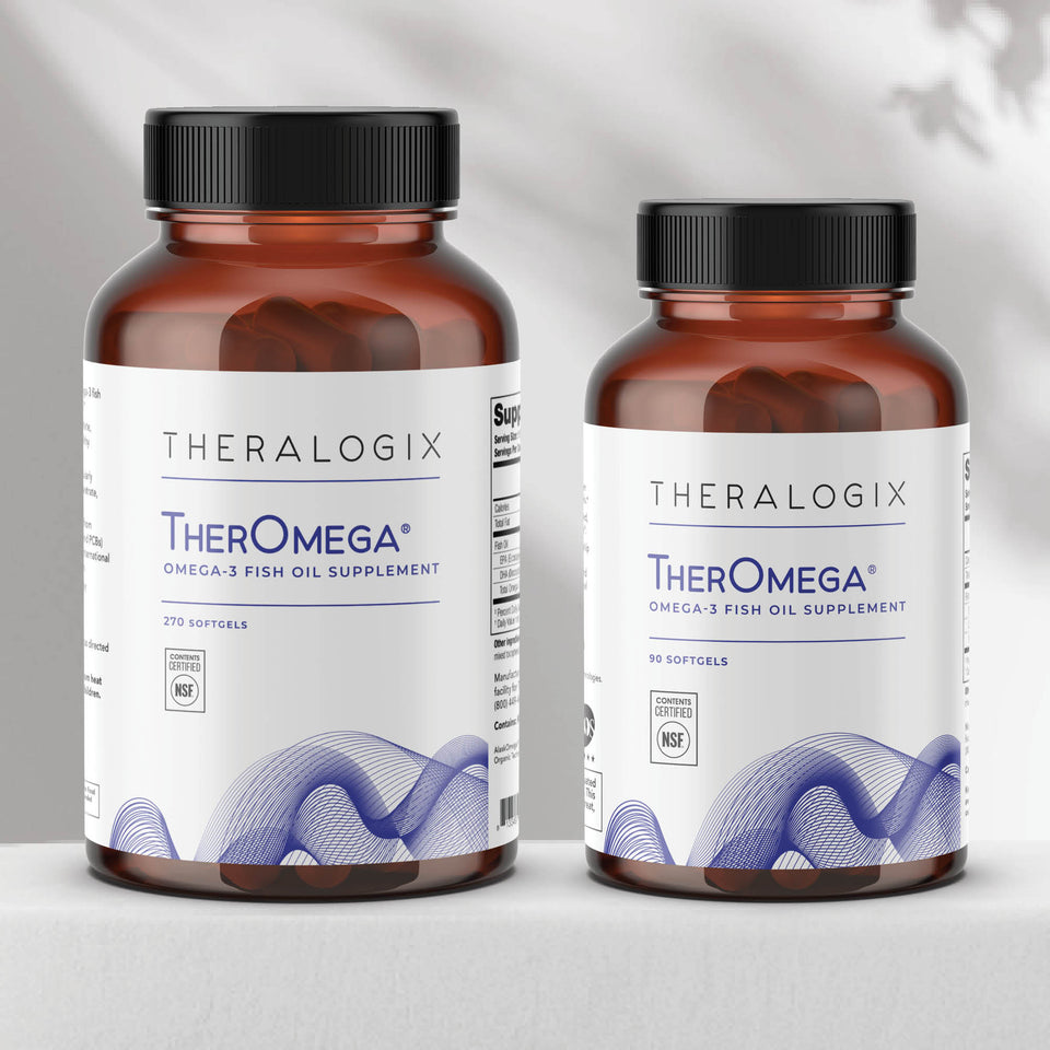 TherOmega omega-3 supplement for overall health. 