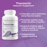 Third-party certified melatonin supplement to support sleep.