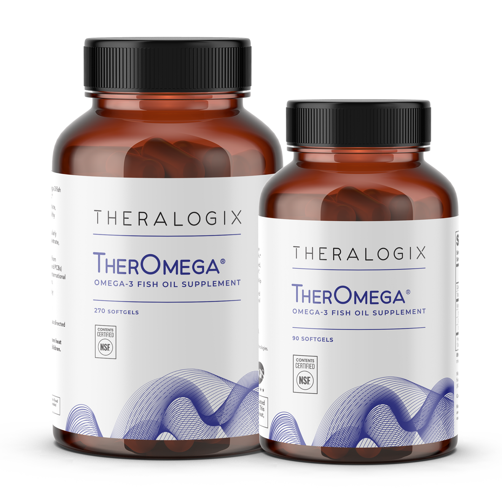 TherOmega is a pure, sustainable omega-3 fish oil supplement