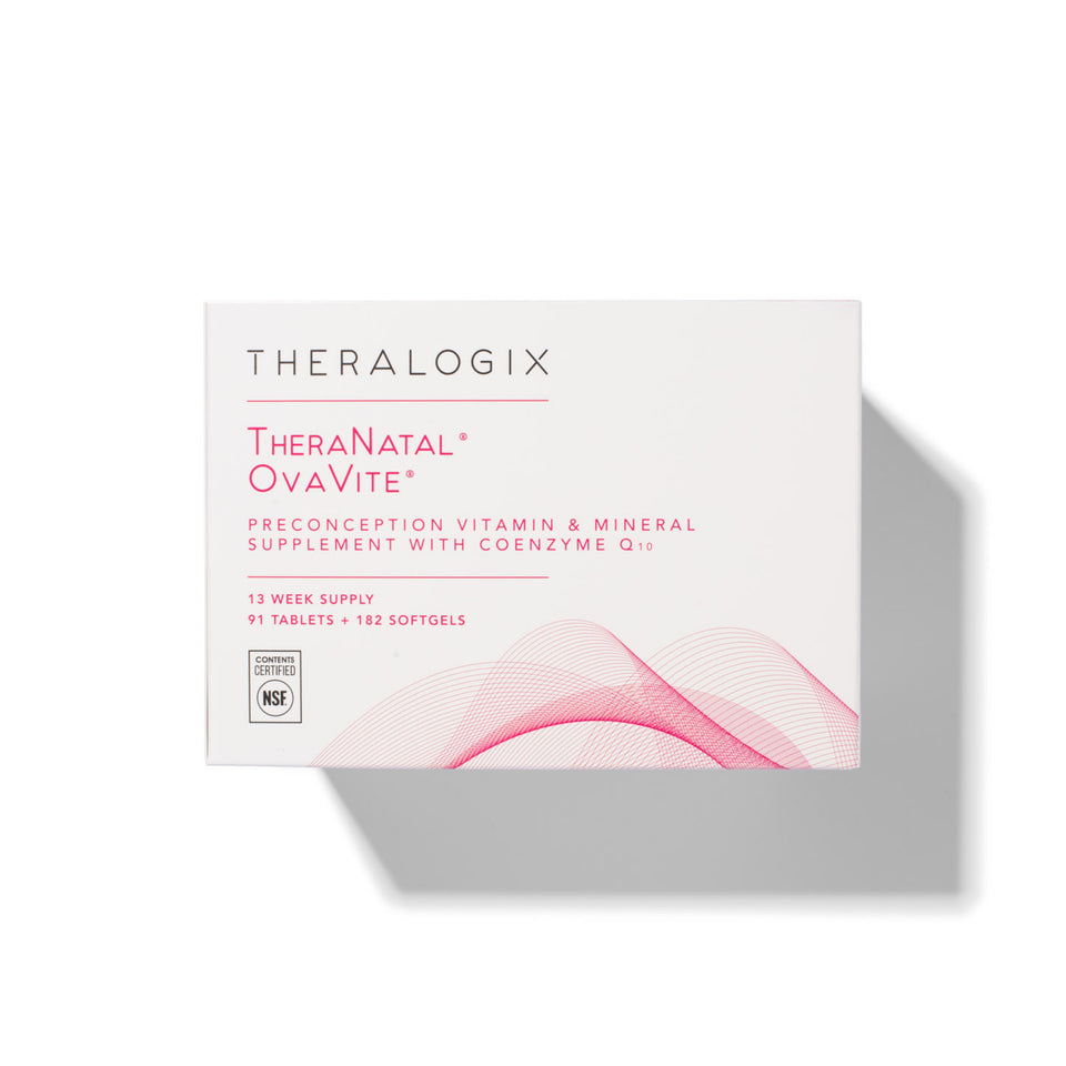 TheraNatal OvaVite also features coenzyme Q10 (CoQ10) to support healthy egg quality in women trying to conceive.*