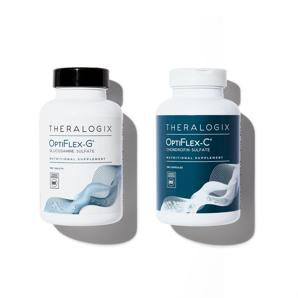 Separate dosing of glucosamine and chondroitin to maximize absorption.