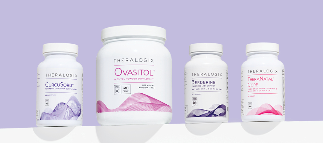 curcusorb, ovasitol, berberine, theranatal core