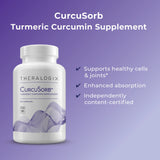 One 300 mg capsule of Curcusorb provides powerful antioxidants that support healthy joints and cells.