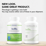 IsoRel Whole Soybean Extract Supplement contains naturally occurring soy isoflavones from a whole soybean extract to support prostate health, bone health, and heart health and reduce menopause hot flashes.