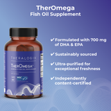 Omega-3 fatty acids are polyunsaturated fats that cannot be made by the body and must be consumed through food or supplements. Omega-3s found in TherOmega have been show to support a healthy immune system.