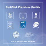 Physician recommended TherOmega IFOS and MSC certified AlaskOmega is NSF certified. An omega-3 fish oil supplement rich in EPA and DHA.